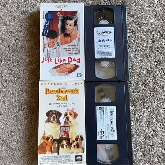 Vintage Lot of 6 VHS Movies Mixed Genres - Picture 7 of 8